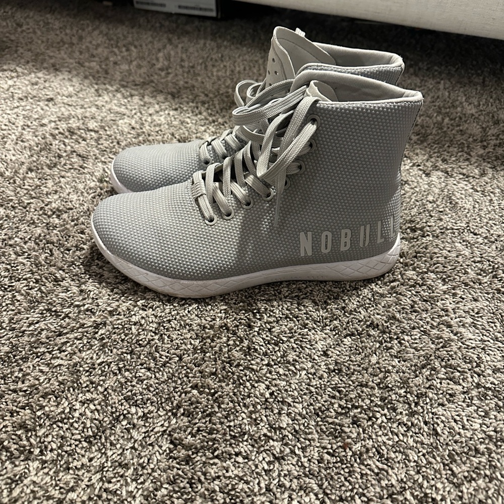 NOBULL Light Gray High-Top Sneakers